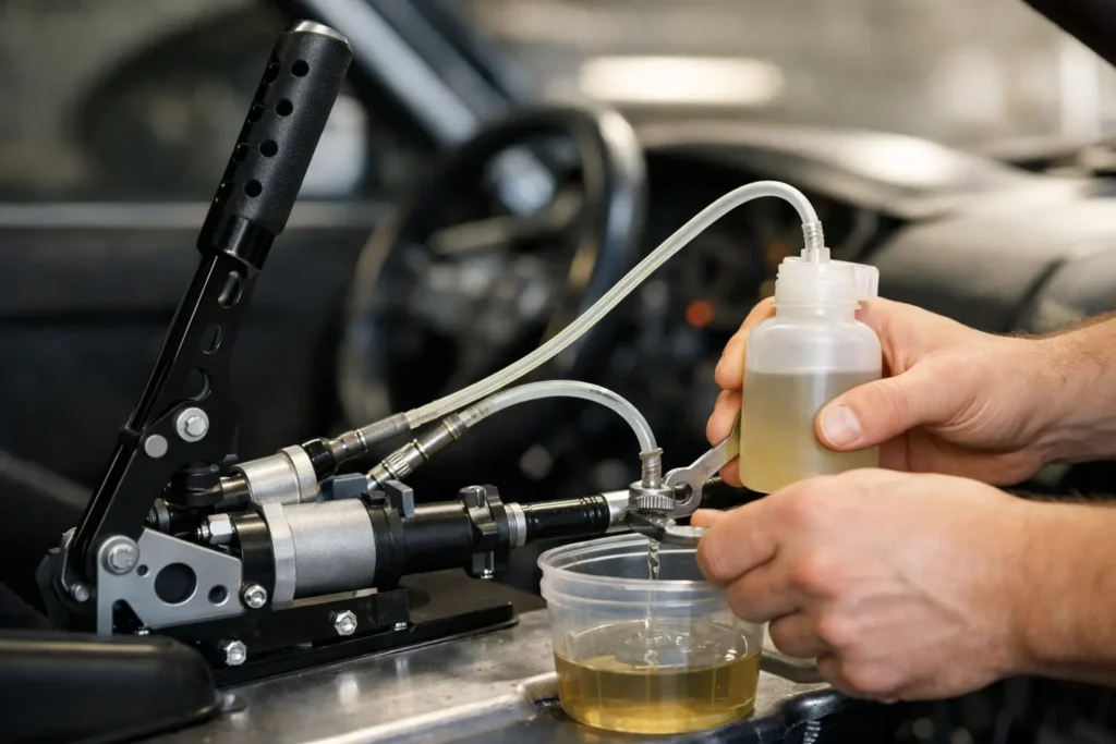 How to Bleed a Hydraulic Handbrake Properly
