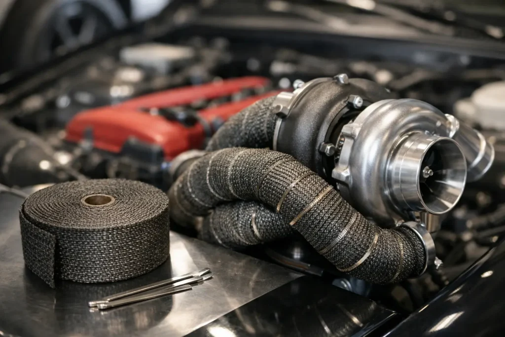 Best Turbo Manifold Wrap for Street and Race Cars