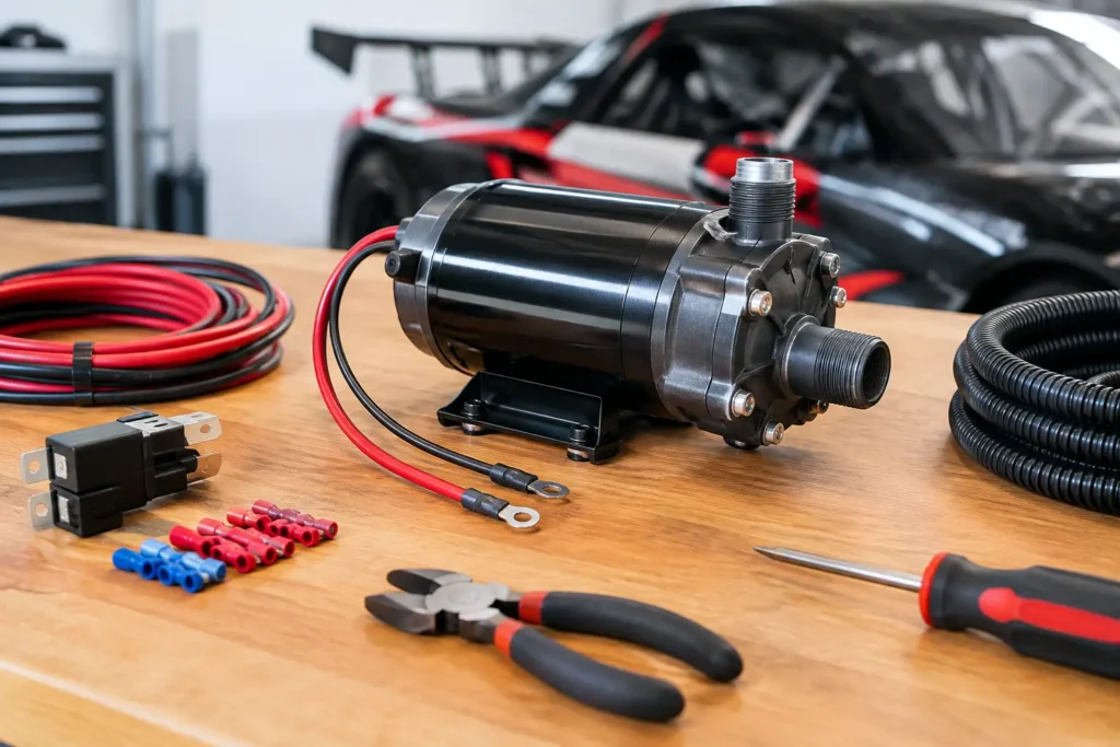 How to Wire an Electric Water Pump for Racing